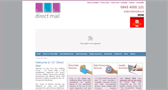 Desktop Screenshot of 121directmail.co.uk
